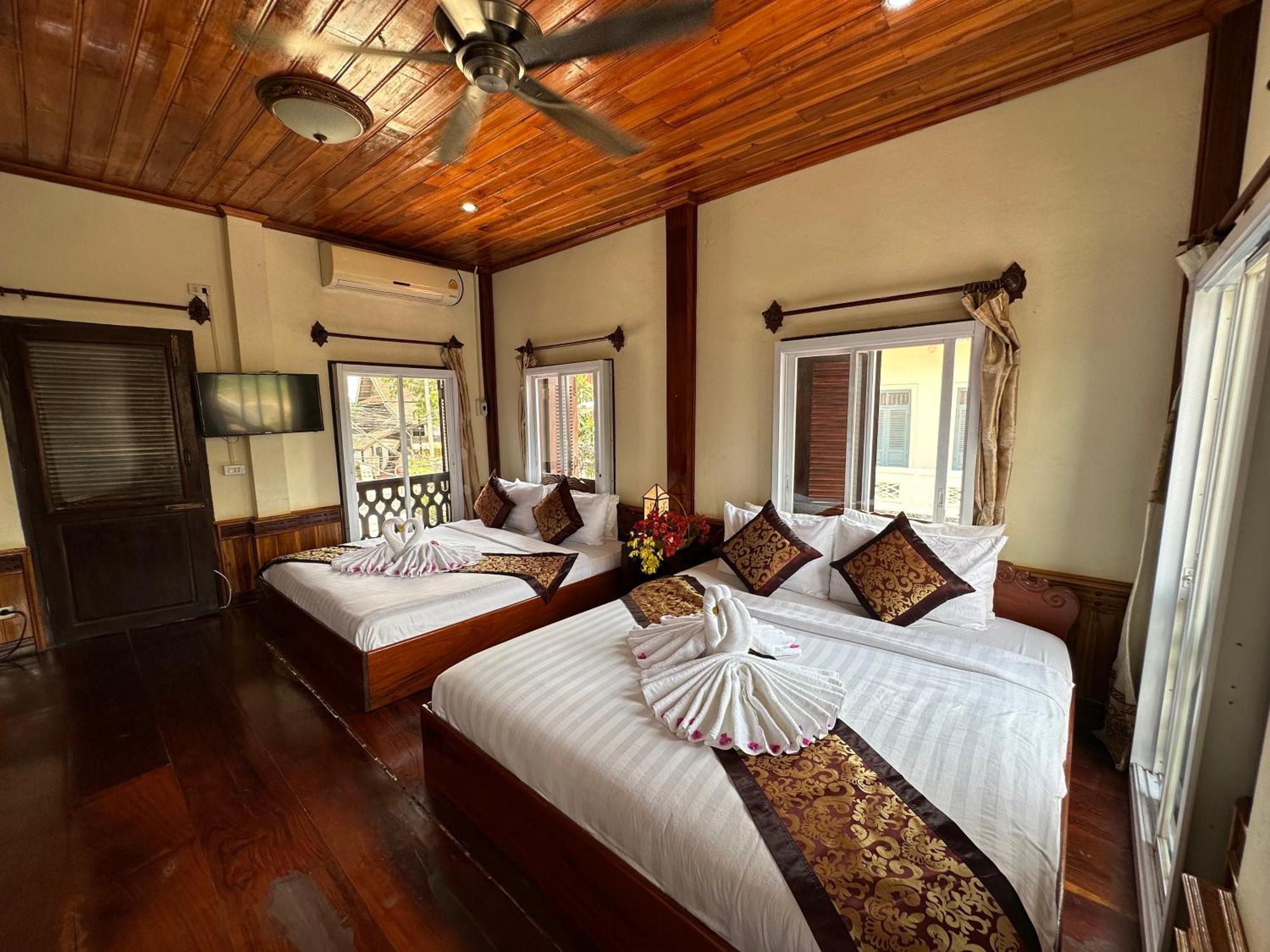 لوانغ برابانغ Villa Thida Mekong Riverside الغرفة الصورة