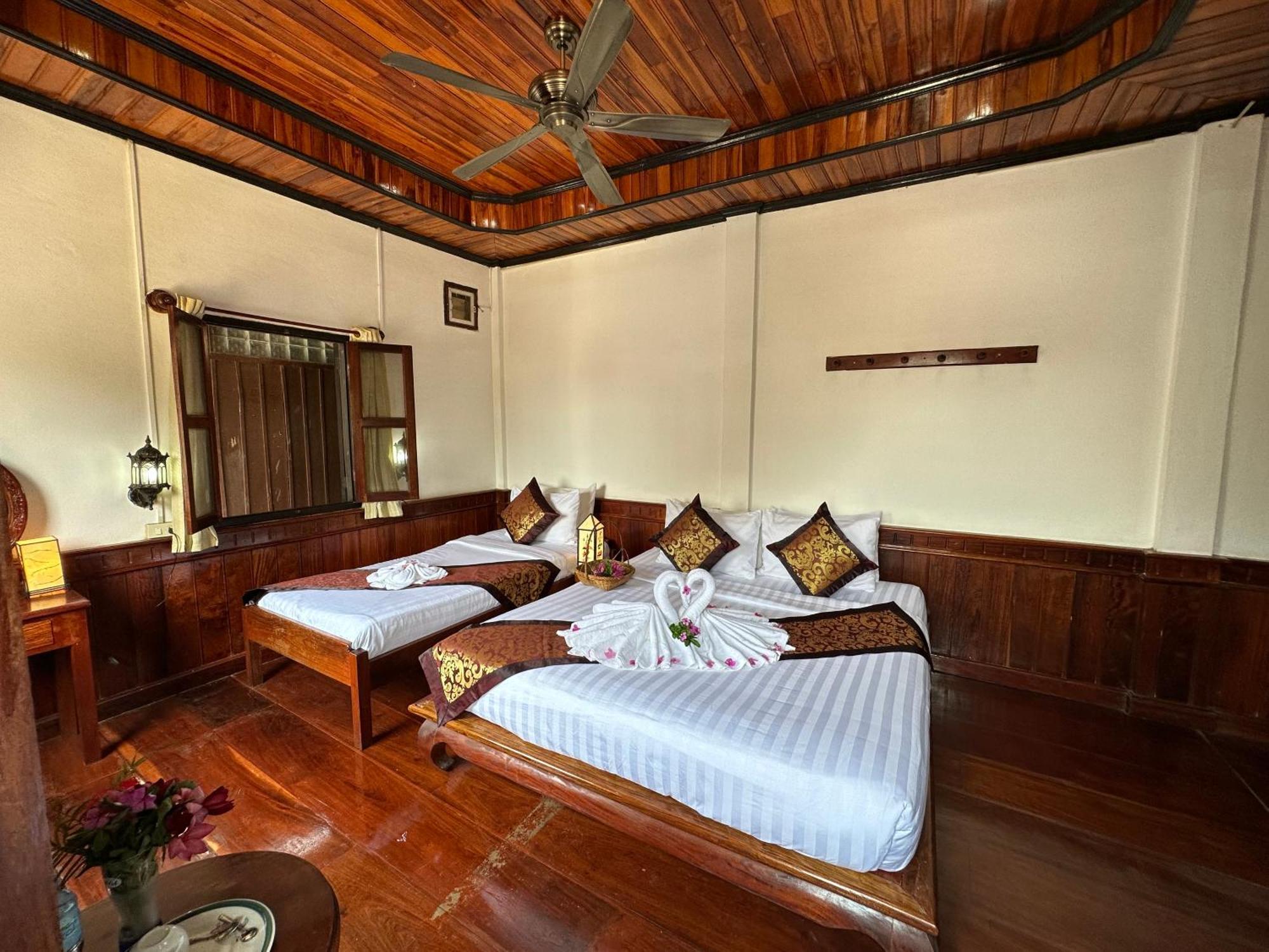 لوانغ برابانغ Villa Thida Mekong Riverside الغرفة الصورة