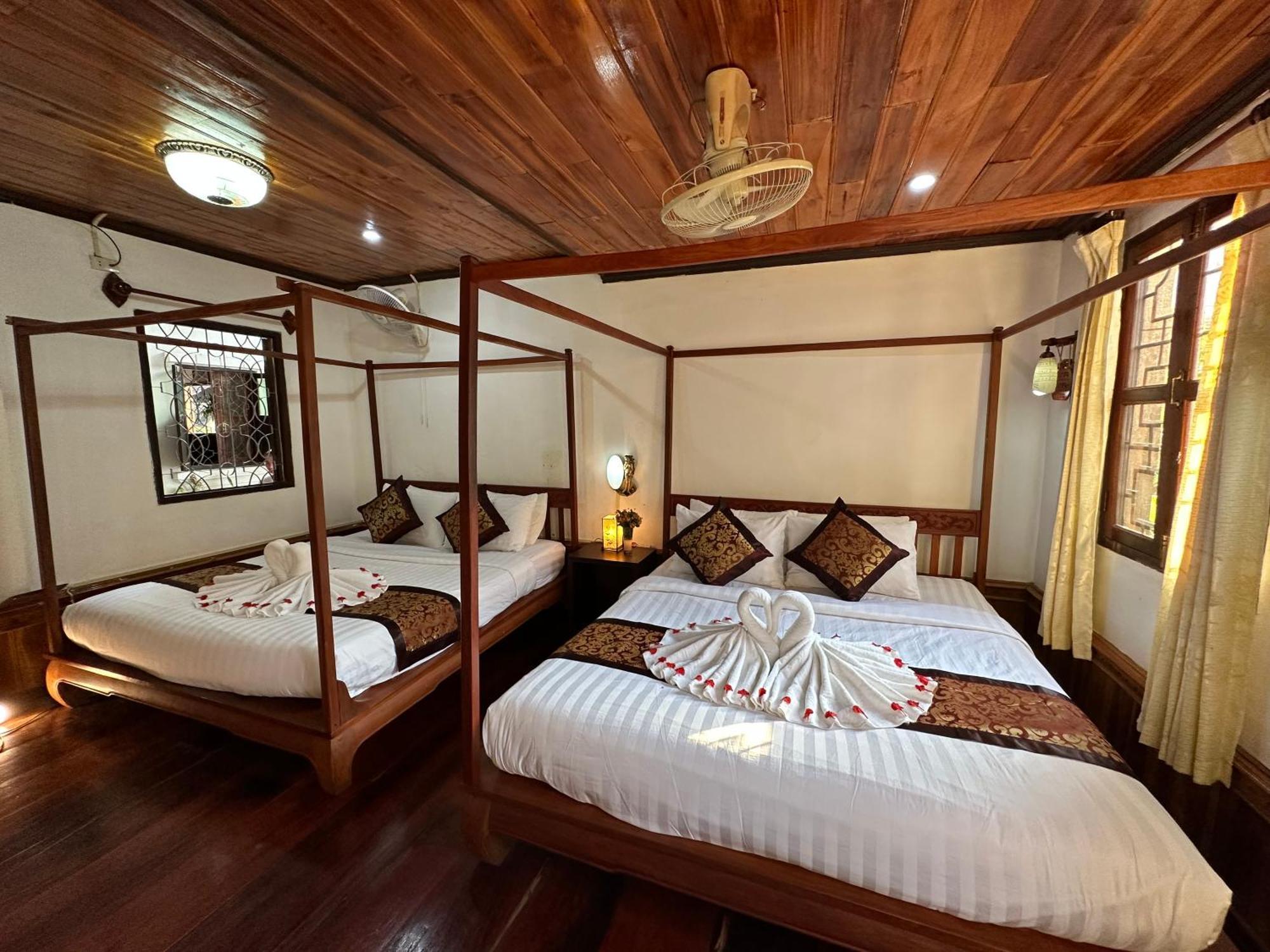 لوانغ برابانغ Villa Thida Mekong Riverside الغرفة الصورة