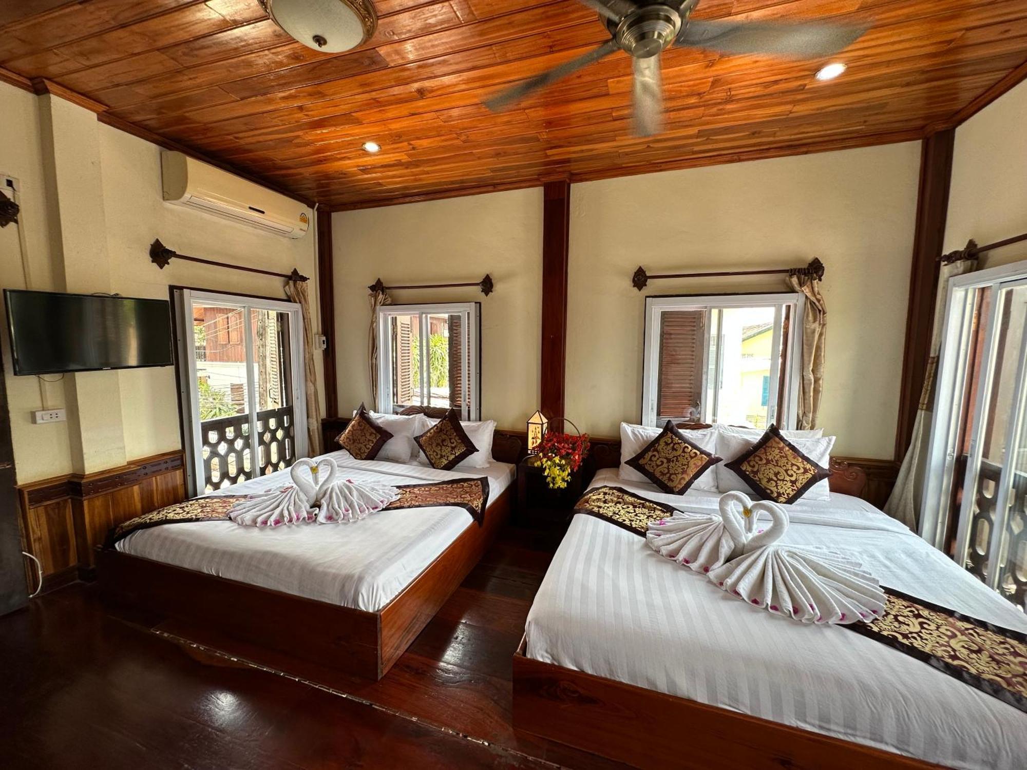 لوانغ برابانغ Villa Thida Mekong Riverside الغرفة الصورة
