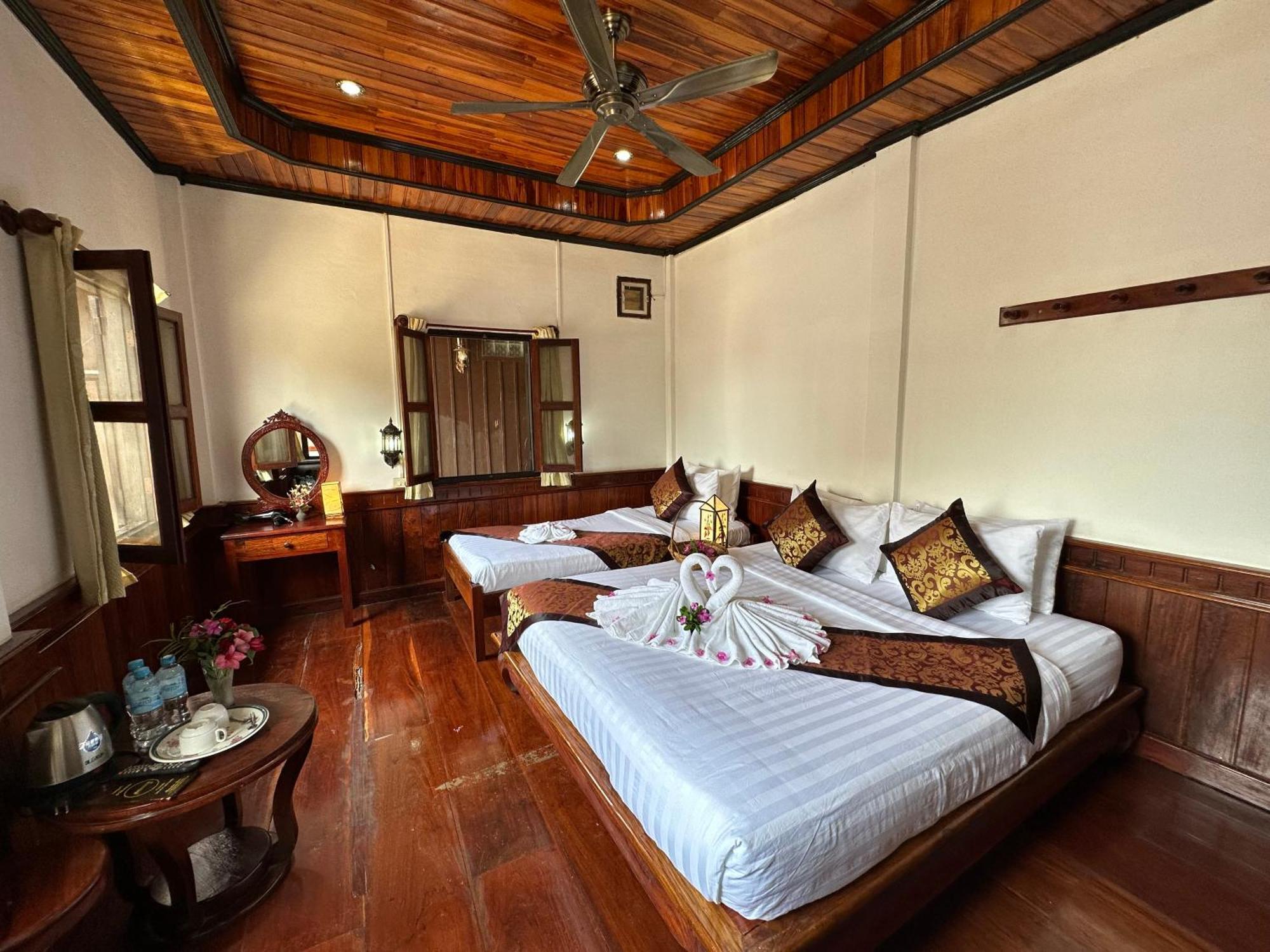 لوانغ برابانغ Villa Thida Mekong Riverside الغرفة الصورة